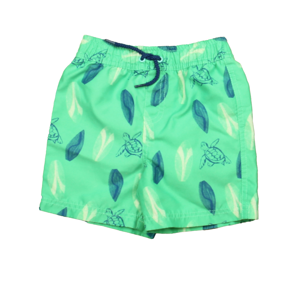 Joe Fresh Boys Green | Blue Turtles Trunks size: 18-24 Months